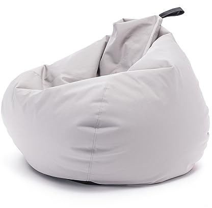 Ecopuf Oscar Outdoor - Sitzsack für Kinder und Erwachsene, Sessel Hocker Bean Bag mit Füllung, Liegestuhl Puf Sitz für Innen und Außen, Outdoor Polyester, mit Griff, Wasserdicht - 90x110cm - M18