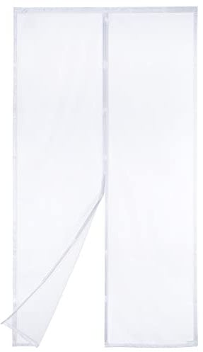 Apalus VP Zanzariera con Magneti in Vetroresina, 140x240 CM- Rete Molto Resistente, Tenda con Magneti Ancora Più Potenti, Resiste al Vento e ai Raggi UV - Non Accorciabile (Bianco)