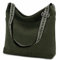 VX VONXURY Damen Handtasche Umhängetasche Canvas/Cord Taschen Große Crossbody Bag Schultertasche mit Reißverschluss Tote für Arbeit Schule Shopper Teen Mädchen