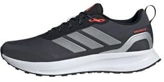 adidas Herren RUNFALCON 5 TR Running Shoes Laufschuhe, Core Black/Silver Metallic/Carbon, 42 2/3 EU