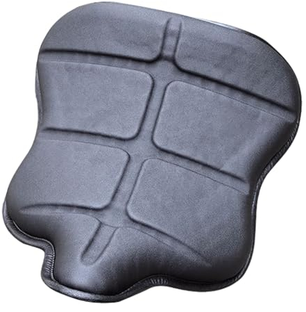 Gel-Sitzpolster für Motorrad | Motorrad-Sitzpolster | Motorradsitzkissen | Luftkissen für Motorradsitz | Bequeme Motorradsitzunterlage | Komfortables Motorrad-Sitzpolster | Schaffell Motorrad