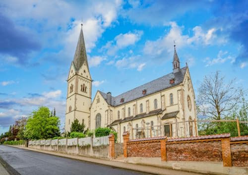 CALVENDO Poster 59,4 x 42,0 cm Querformat Kath. Kirche St. Elisabeth, Poster DIN A2 quer| Bilder, Kunstdruck, Wandbild, Wanddeko, Prints ohne Rahmen