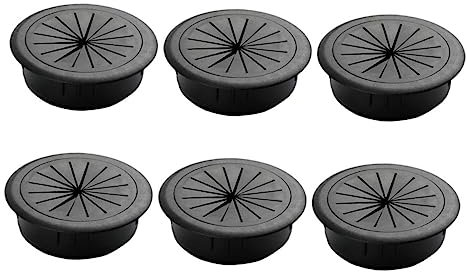 OSALADI Kabeldurchführung Für Den Schreibtisch 6er-pack Kabeldurchführungsabdeckung Für Den Kabel-organizer Und Die Kabelverwaltung Am Schreibtisch