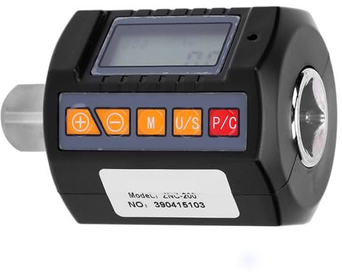 Mumusuki High Accuracy Digital Torsion Digital Display Torsion Meter, Torsion Meter Wrench Adapter for Precise Tension Control in Automotive and Mechanical Applications