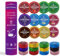 Lot de 12 bombes de douche biologiques végétaliennes pour soulager le stress et soins personnels - Cadeau d'anniversaire relaxant pour femme et maman