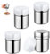 GIDWRIY 4 PCS Espolvoreador Cacao Pequeño, Espolvoreador Acero Inoxidable, Dispensador Cacao Polvo, Espolvoreador de Queso con Tapa,Espolvoreador Azucar Glass,Espolvoreador Canela