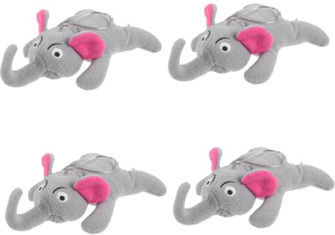 HEMOTON 4 Stück animal-design waschbare flaschenüberzug Flaschenwärmer hitzeschutz leuchtende Dekoration favorisieren glasflasche Flaschenschutzhülle Plüsch-Babyflaschenhülle PP Baumwolle