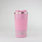 cribstar Personalised Engraved Insulated Travel Mug | Stainless Steel Tumbler | Double-Walled Tea/Coffee Cup | Leak-Proof & Reusable | Keeps Drinks Hot 12h / Cold 24h | Thermal Mug (Pink, 510ml)