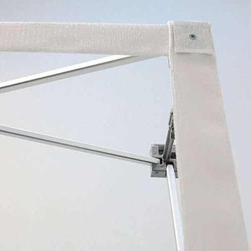 DisplayLager Pop-up-Messewand 3x3 - Ohne Banner, Messewand, Aluminium, Silber, 228x228x30 cm, für Trade fairs and exhibitions