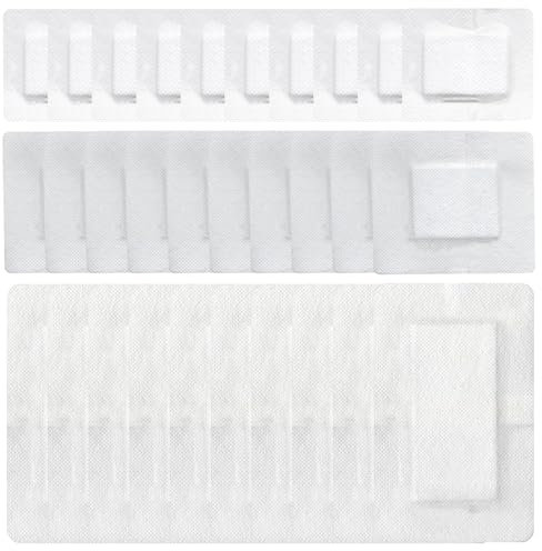 30 Stück Wundverband, Pflaster Groß, Wundpflaster, In Drei Größen, 6 * 7/10 * 10/10 * 15 Cm, Ideal für Büro, Schule, Zuhause und Unterwegs, Atmungsaktive und Hautfreundliche Lösung für Jeden Bedarf