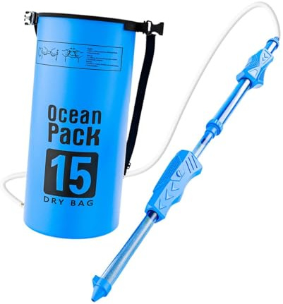 Sharplace Rucksack Wasser Soaker Spielzeug herausholen verstellbares Schultergurt sprühen Spielzeug große Kapazität für Jungen Mädchen Kinder Kinder, Blau