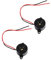 JECOMPRIS 6 Stück Summer Türsensor Alarm Piezo-Lautsprecher Alarmsensor Piezo-Piepser Rentiermotor Elektronische Warnglocken mechanische Komponenten Vibrationsmotor Black