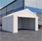 Magna One 3x4 m Lagerzelt PE 240g/m² – wasserdichtes Zelt mit verzinktem Stahlgestänge, 2 m Seitenhöhe, Reißverschlusseingang beidseitig, modulare Seitenteile, Zeltgarage Gerätehaus