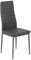 GOKHOMX Chaise Cuisine Lot de 1 lot Chaise a Manger avec Coutures décoratives Chaise Scandinave pour mobilier de Salle à Manger, de Cuisine et de Bureau, Pieds en métal, Gris