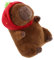 YARNOW Peluche de Kawaii con Sombrero de Fresa Suave y para Juguete para Cumpleaños y Ocasiones Especiales