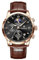 LIGE Uhren Herren, Chronograph Herrenuhren, Analoger Quarz Lederarmband, Kalenderfunktion Leuchtzeiger, 3ATM Wasserdicht, Armbanduhr Herren Business Erholung, Braun