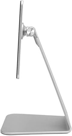 Zerodis Office Supplies Alloy Tablet Halter Einfacher Einstellung Computerständer mit Kratzfestem Silikon Genauer Adsorptionslaptop -Riser -Riser Mount für Arbeitsplatten Schreibtisch