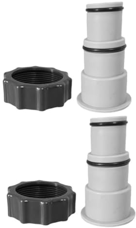 TEHAUX 2 pièces Adaptateur Pompe Piscine à Robuste pour Filtre Piscine Raccord Tuyau Flexible Compatible Accessoire Remplacement