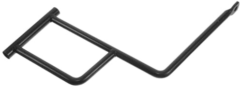 Levemolo Soporte Compatible Retrovisor y Montacargas para Carretilla Elevadora de Espejo Retrovisor Brazo de Fijación del Espejo de Hierro Negro Uso en Almacén y Exteriores