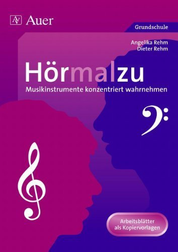 Hörmalzu - Musikinstrumente konzentriert wahrnehmen: Arbeitsblätter als Kopiervorlagen zur Wahrnehmungs- und Konzentrationsschulung in der Grundschule von Rehm. Angelika (2012) Broschiert