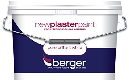 Berger New Plaster Paint Matt 10L Pure Brilliant White (309436)