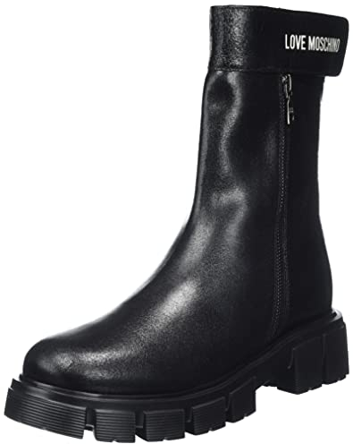 Love Moschino, JA21245G0FJI0, Stivaletto Donna, Nero, 40 EU