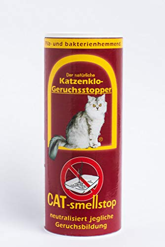 Smellstop® Geruchsstopper | Streuzusatz für Katzentoiletten und Kleintiergehege | Sparsame Anwendung | geruchlos | 200g (reicht für 4-5 Wochen)