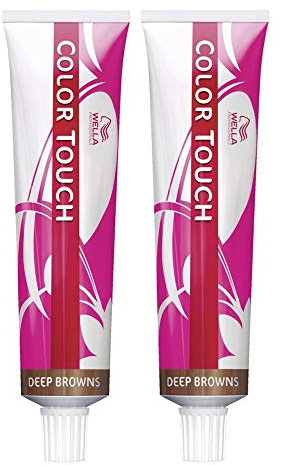 Wella Professionals Colour Touch 7/75 Medium Blonde Brown Mahogany 60 ml Pack of 2