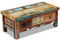 yorten Retro-Stil Couchtisch Schubladentisch Beistelltisch Kaffeetisch aus Recyceltes Massivholz mit Schubladen 90 x 45 x 35 cm (L x B x H)