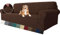 MAXIJIN Super Stretch Couch Bezug für 4-Sitzer Couch, extra große universelle Sofabezüge Jacquard Spandex Pet Dog Möbel Protector Fitted Couch Schonbezug (4 Sitzer, Kaffee)
