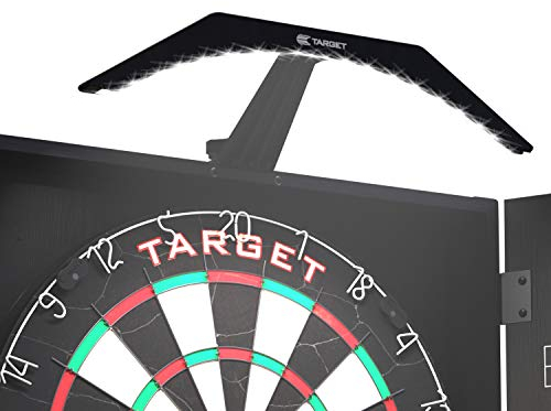 Target Darts Arc Dartboard Cabinet Lighting System | Einfach einzurichtende helle LED-Dartscheibe Passt sicher über alle Dartscheiben-Schränke | Professionelles Dart-Zubehör