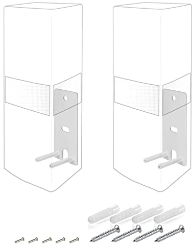 Dinghose Wall Brackets Compatible with Bose Surround Speakers 700, OmniJewel Lifestyle 650 Home Entertainment System (White)