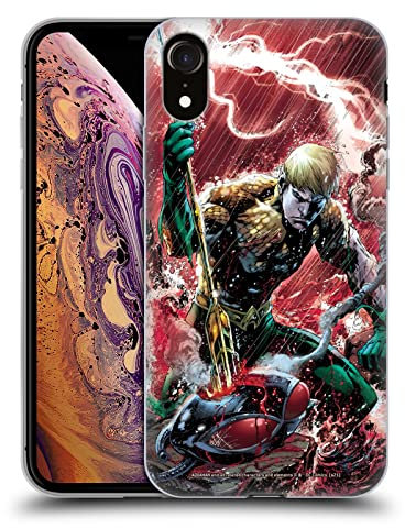 Head Case Designs Offizielle Aquaman DC Comics Neue 52 Vol 7#11 Comicbuch-Kunst Gel Handyhülle Hülle [Militärischer Schutzgrad] Kompatibel mit Apple iPhone XR