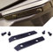 Abdeckplatten für Trittbretter #bearacer Aprilia Tuono 660 RS660 + 4 schwarze Schrauben mit Sechskantkopf