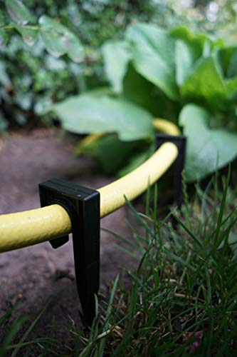 Generisch Schlauchanker für Schläuche bis 22mm und Micro Drip 1/2 sowie 3/16 Zoll Bodenanker Schlauchhalter Rohrhalter Anker Tropfschlauch Perlschlauch Gartenschlauch Schlauch