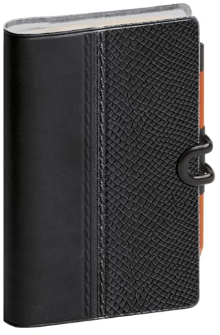 Exacompta - 11243E - Taschenkalender - Woche auf zwei Seiten - Duo Kaa Mini-Formate - abnehmbarer Einband - 7,5 cm x 11,5 cm - Januar 2023 bis Dezember 2023 - Farbe zufällig