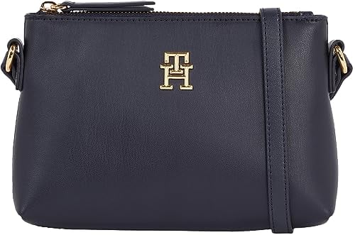 Tommy Hilfiger Damen Umhängetasche Iconic Crossover Klein, Blau (Space Blue), Onesize