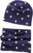 VUCDXOP Baby Kinder Baumwolle Mütze Schal Set Winter Jungen Mädchen Beanie Hüte + Schlauchschal 2er Herbst Winter Weich Baumwolle Beanie Mütze Hut Halstuch Rundschal Nackenwärmer