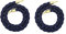 2 pcs Robust Absperrseil Verdrehtes mit Karabiner Haken aus Vergoldetem Poliertem Messing,Elegant Crowd Control Seil,Handlaufseil Absperrseil für Partydekorationen in Einkaufs(Size:1m,Color:Schwarz)