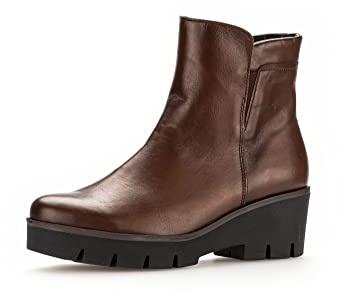 Gabor Damen Ankle Boots, Frauen Stiefeletten,Wechselfußbett,Best Fitting,gefüttert,Winterstiefeletten,Stiefel,Sattel (Effekt),40.5 EU / 7 UK