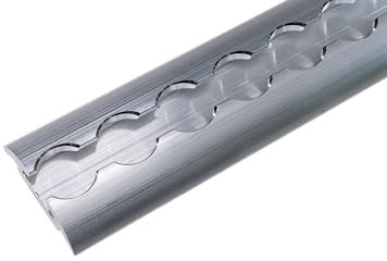 LOADCARE Airlineschiene Halbrund Aluminium ungebohrt – Zurrschiene 1 m / 1,5 m / 2 m – Zurrleiste für Camper, PKW, LKW, Anhänger – stabil & hochwertig verarbeitet (3, 1,5m)