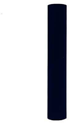 Yalulu Velvet Flock Heat Transfer Vinyl, 50 x 100cm HTV Vinyl Iron on Vinyl for Cricut and DIY T-Shirt Clothing Hats Pillows Fabric (Black)