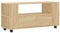 vidaXL TV Schrank, Fernsehschrank mit viel Stauraum, Fernsehtisch für Wohnzimmer, Lowboard Sideboard TV Ständer TV Gerät, Sonoma Eiche Holzwerkstoff