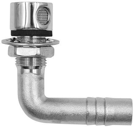 ZONADAH Universal Boat Fuel Vent 316 Stainless Steel Fuel Gas Tank Vent Hardware Stainless Steel Hardware Fittings with Gasket Flush Mount