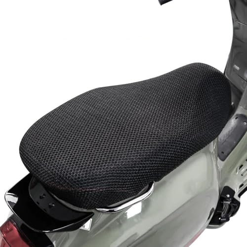 GXFCASE Motorrad Anti-Slip Mesh Stoff Sitzbezug Atmungsaktive wasserdichte Kissen Für Vespa Für Primavera Für Sprint Für LX Für GTS Für GTV Motorrad Sitzbank