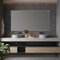 baanio - Espejo Baño Rectangular 80x150 cm Pure | Espejos de Baño de Vidrio Resistente 4 mm, Plata Ecológica sin Cobre, Fácil Instalación | Montaje Horizontal o Vertical | Diseño Moderno y Minimalista