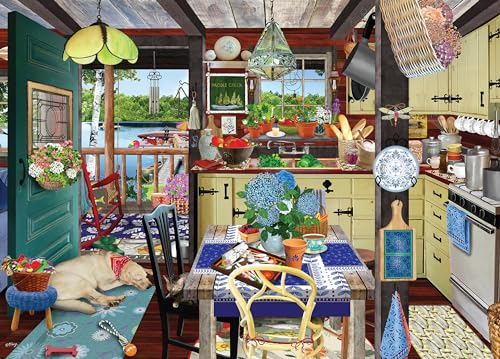 Ceaco - Tracy Flickinger - Lake Cottage - Puzzle mit 1000 Teilen