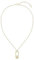 HBJ BOSS Jewelry Halskette mit Anhänger für Damen Kollektion DOUBLE B SWING aus Gelbgold mit einem Doppel-B Charm - 1580627