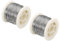 sourcing map 2 Pcs 98 FT Heating Resistor Wire, 0.65mm 22 Gauge Wire Wrapping Nichrome Heating Element Coil Wire Resistance Wire for Home Appliances Industry Resistor Materials Aerospace