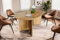SAM Esszimmertisch Ovi | 204 x 90 cm | Holz Wildeiche-Optik | Tischplatte 40mm | Tischbeine in V-Form | ovaler Esstisch mit geraden Kanten | Holztisch Esszimmer | Esstisch Holz